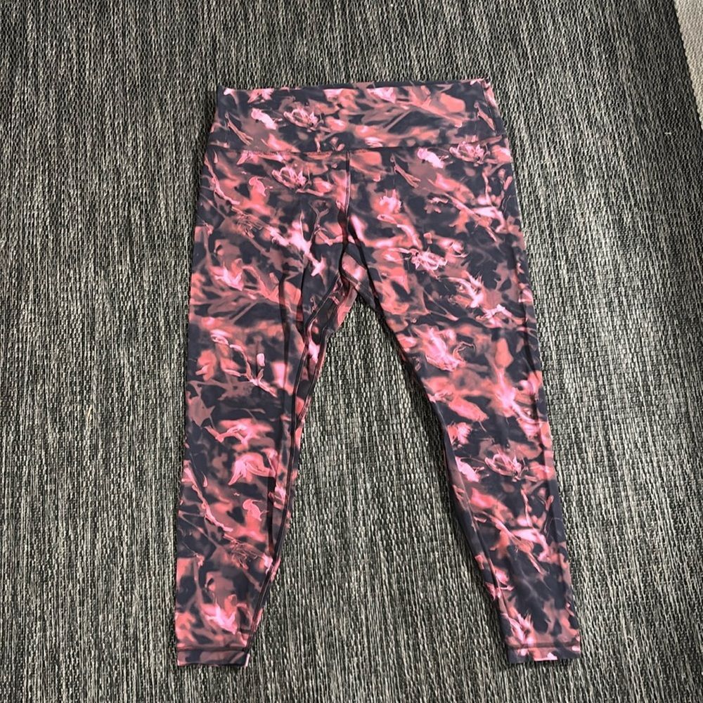 Lululemon Align Legging High-Rise Pant 28" Intensity Pink Blossom Multi Size 18